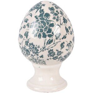 Decorazione Uovo su Piede Clayre & Eef Ø 9x14...