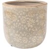 Vaso da fiori Clayre & Eef 6CE2409L Grigio-Beige Ø 18x16 cm