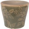 Vaso da fiori Clayre & Eef 6CE2410S Verde-Marrone Ø 10x9 cm