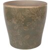 Vaso da fiori in ceramica Clayre & Eef 6CE2410XL Marrone Ø 18x17 cm