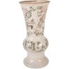 Vaso in ceramica Clayre & Eef 6CE2412S Beige-Verde Ø13x26 cm