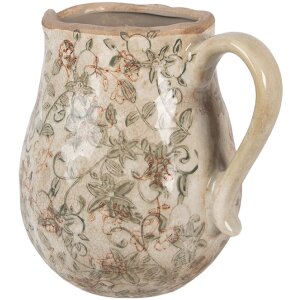 Decorazione canna Clayre & Eef 6CE2413L 20x16x20 cm beige con toni di verde