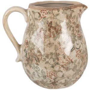 Decorazione canna Clayre & Eef 6CE2413L 20x16x20 cm beige con toni di verde