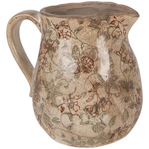 Teiera decorativa Clayre & Eef 6CE2413M beige-verde 16x13x16 cm