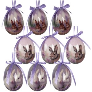 Set di 9 appendini a forma di uovo Clayre & Eef...