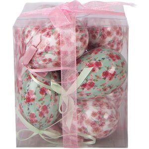 Set di 9 pendenti decorativi Clayre & Eef Uovo Bianco...