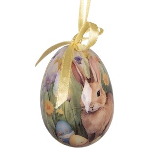 Set di 9 uova a sospensione Clayre & Eef Ø 5x8 cm