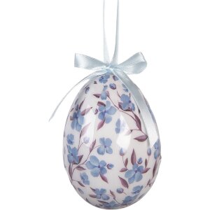 Set da 6 decorazioni a sospensione a forma di uovo Clayre & Eef Ø 7x10 cm
