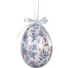 Set da 6 decorazioni a sospensione a forma di uovo Clayre & Eef Ø 7x10 cm