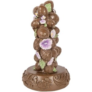 Decorazione uova Clayre & Eef Ton marrone-verde...