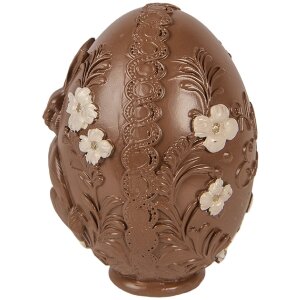 Decorazione uovo Clayre & Eef 6PR6012 marrone-bianco...