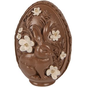 Decorazione uovo Clayre & Eef 6PR6013 Bianco-Marrone...