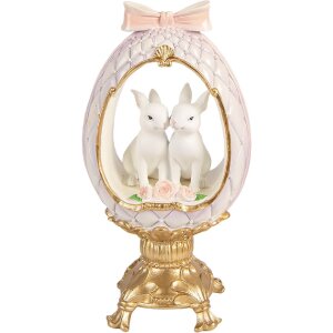 Decorazione uovo con coniglietto Clayre & Eef...