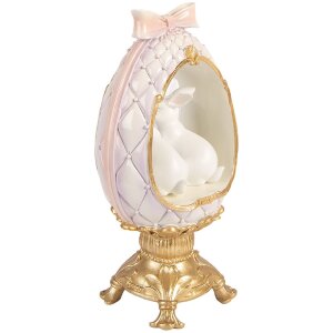 Decorazione uovo con coniglietto Clayre & Eef...