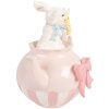 Decorazione con coniglio Clayre & Eef bianco e rosa 20x14x20 cm