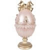 Decorazione uovo Clayre & Eef 6PR5950 Ø 15x31 cm Rosa-Gold