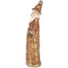 Decorazione di Natale Babbo Natale Clayre & Eef Rosso-Oro 4x3x12 cm