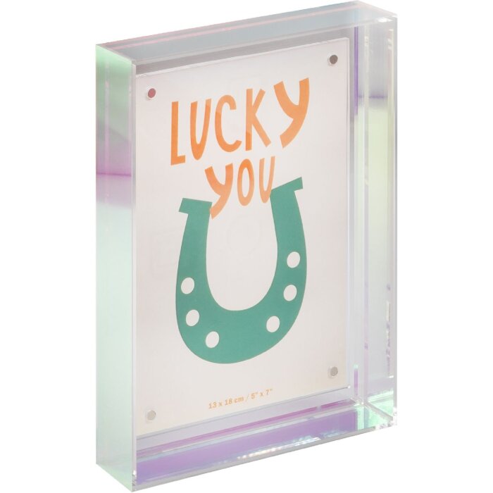 Cornice per foto Walther Summertime Neon in acrilico irisante 13x18 cm