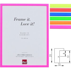 Cornice per foto Effect Profil 2500 Neon in legno 1,3 cm...