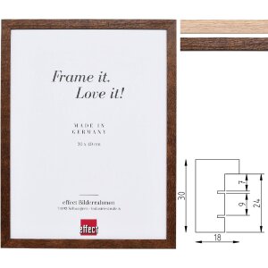 Cornice in legno Effect Profilo 2430 Quercia o Nocciola...