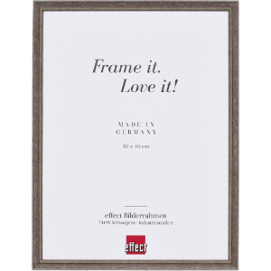 Cornice per foto Effect Profil 2440 con listello perlato Nero 1,6 cm 7x10 fino a 40x60 cm Shabby-Chic