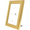 Cornice per foto Deknudt S244 oro 20x30 cm con profilo a rilievo e supporto da appoggio