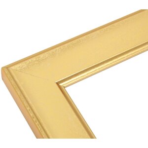 Cornice per foto Deknudt S244 Oro 21x29,7 cm con profilo a becco di pavone