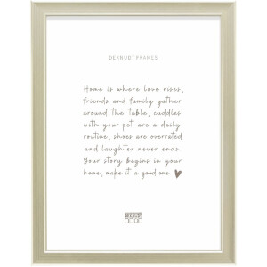 Cornice per foto Deknudt S244 argento 10x15 cm con profilo a becco doca