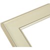 Cornice per foto Deknudt S244 argento 20x30 cm con profilo a becco di pavone e backboard in MDF