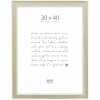Cornice per foto Deknudt S244 Argento 30x40 cm medio spessore profilo intagliato effetto legno vetro trasparente