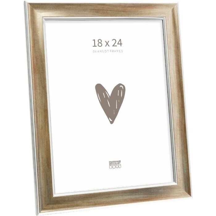 Cornice per foto Deknudt S244 bronzo 18x24 cm