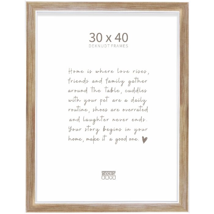 Cornice per foto Deknudt S244 Bronzo 30x40 cm