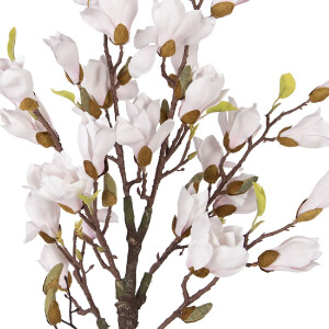 Decorazione Albero di Magnolia Clayre & Eef 20x20x75 cm Rosa Marrone
