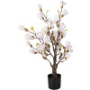Decorazione Albero di Magnolia Clayre & Eef 20x20x75 cm Rosa Marrone