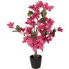 Albero decorativo Bougainvillea Clayre & Eef Rosa e Verde 25x25x60 cm
