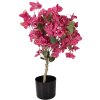 Albero decorativo Bougainvillea Clayre & Eef 30x30x90 cm fiori rosa foglie verdi
