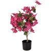 Albero decorativo Bougainvillea Clayre & Eef 30x30x90 cm fiori rosa foglie verdi
