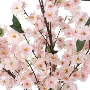 Albero decorativo con fiori di ciliegio Clayre & Eef 30x30x90 cm Rosa Marrone