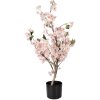 Albero decorativo con fiori di ciliegio Clayre & Eef 30x30x90 cm Rosa Marrone