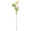 Fiore artificiale Ranuncolo Clayre & Eef 6x10x52 cm Giallo-Verde