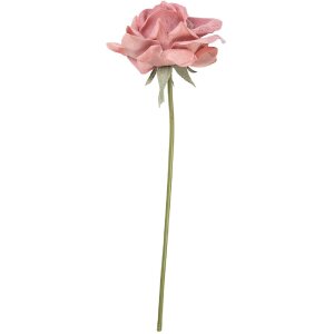 Fiore artificiale rosa Clayre & Eef 10x10x35 cm Rosa