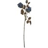 Decorazione Clayre & Eef 5PL0241BL ramo con fiori blu-verde 12x12x70 cm