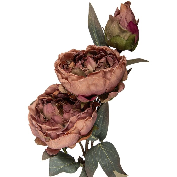 Decorazione ramo con fiori Clayre & Eef 16x16x72 cm Rosa Grün