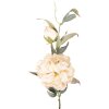 Decorazione floreale Clayre & Eef 5PL0244BE ramo con fiori beige e verde 14x14x78 cm