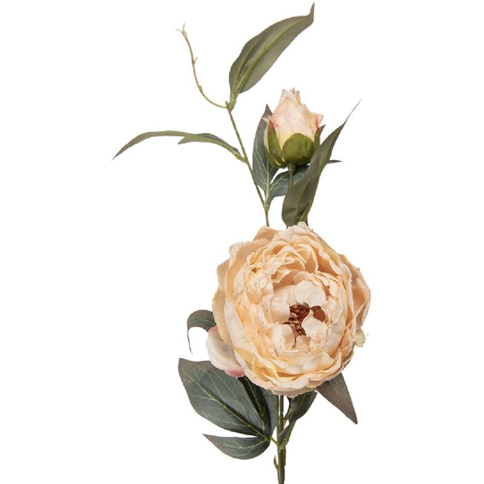 Decorazione ramo con fiori Clayre & Eef Beige Verde 14x14x83 cm