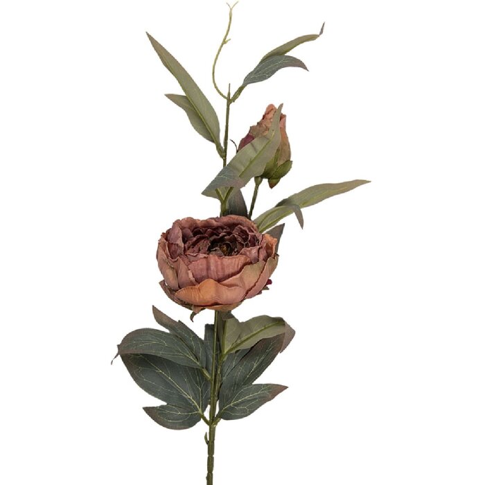 Decorazione ramo con fiori Clayre & Eef 5PL0246P in rosa-verde 14x14x83 cm