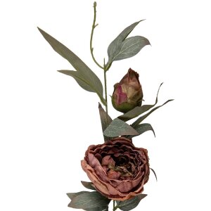 Decorazione ramo con fiori Clayre & Eef 5PL0246P in rosa-verde 14x14x83 cm