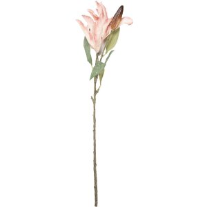 Decorazione ramo con fiori rosa e verde Clayre & Eef 5PL0252P 12x16x88 cm