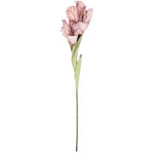 Decorazione Clayre & Eef 5PL0256P ramo con fiori rosa-verde 10x18x85 cm