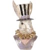 Statua decorativa conica di coniglio Clayre & Eef 6PR5965 beige 14x12x27 cm